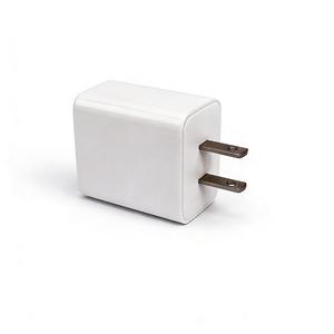 Chargeur mural USB rapide 18W avec indicateur LED, boîtier double texture (brillant + mat), prise fixe US/EU/UK pour iPhone <span class=keywords><strong>Samsung</strong></span> personnalisé - Product Image 2