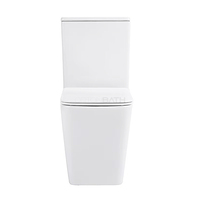 WC en céramique deux pièces avec siphon en P, double chasse, pour hôtels, sanitaires en porcelaine, vente en gros