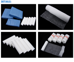 Rolo de bandagem gaze 100% algodão descartável, preço de fábrica w bandagem - Product Image 4