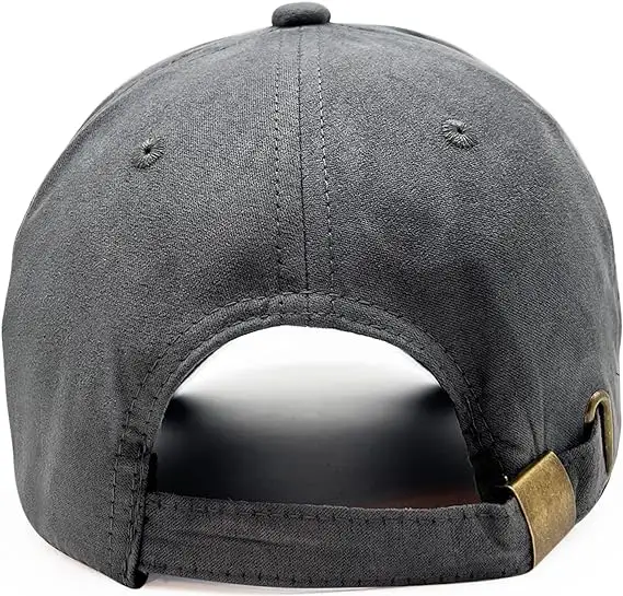 Gorra de béisbol de tamaño ajustable de gamuza clásica, sombrero de estilo polo, adecuado tanto para hombres como para mujeres