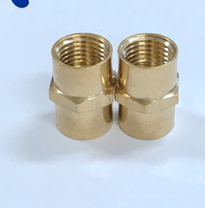 Messing 1/4 NPT Doppelgewinde-Kupplung <span class=keywords><strong>HITEK</strong></span> HI-1116 Glatte Oberfläche Sechskantform Quadratischer Kopf - Product Image 3