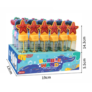24 Piezas de Varitas de Burbujas de Animales Marinos, Recuerdos de Fiesta Temática del Océano, Mini Varitas de Burbujas para Baño, Bodas, Regalos, Juguetes - Product Image 6