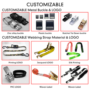 Gacent nhà máy bán buôn OEM 1inch 25 mét nhiệm vụ ánh sáng cam Khóa vô tận Tie xuống dây đeo với Polyester vành đai - Product Image 6