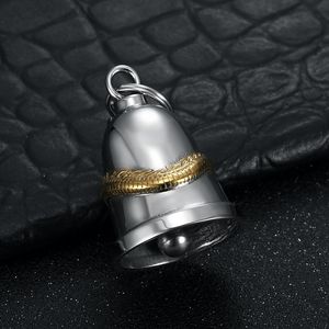 Yunnique – collier avec pendentif cloche de dragon plaqué or en acier inoxydable, bijoux cadeau pour hommes et femmes - Product Image 4