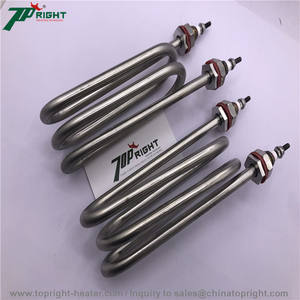 Éléments chauffants <span class=keywords><strong>de</strong></span> tube <span class=keywords><strong>de</strong></span> bobine <span class=keywords><strong>de</strong></span> caloduc électrique <span class=keywords><strong>de</strong></span> type U <span class=keywords><strong>double</strong></span> avec vis - Product Image 5