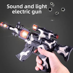 Pistolet à lumière sonore électrique Camouflage musical Pistolet <span class=keywords><strong>militaire</strong></span> <span class=keywords><strong>Simulation</strong></span> Mitraillette Jouets - Product Image 2