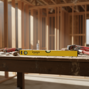 Nivel de burbuja Stanley Classic Level 48 de aluminio para fontanería y carpintería - Product Image 3