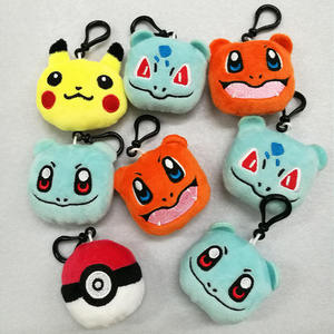 Mini porte-clés en peluche Pokémon de 6 cm, doux, écologique et durable, Charmander, Squirtle, <span class=keywords><strong>Snorlax</strong></span>, poupée de machine à griffes anime, cadeaux pour enfants - Product Image 1