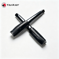 TAIRAY HSS-E TICN - Tarière métrique M12x1.75 à revêtement TICN, tarières à pointe spirale pour l'acier inoxydable