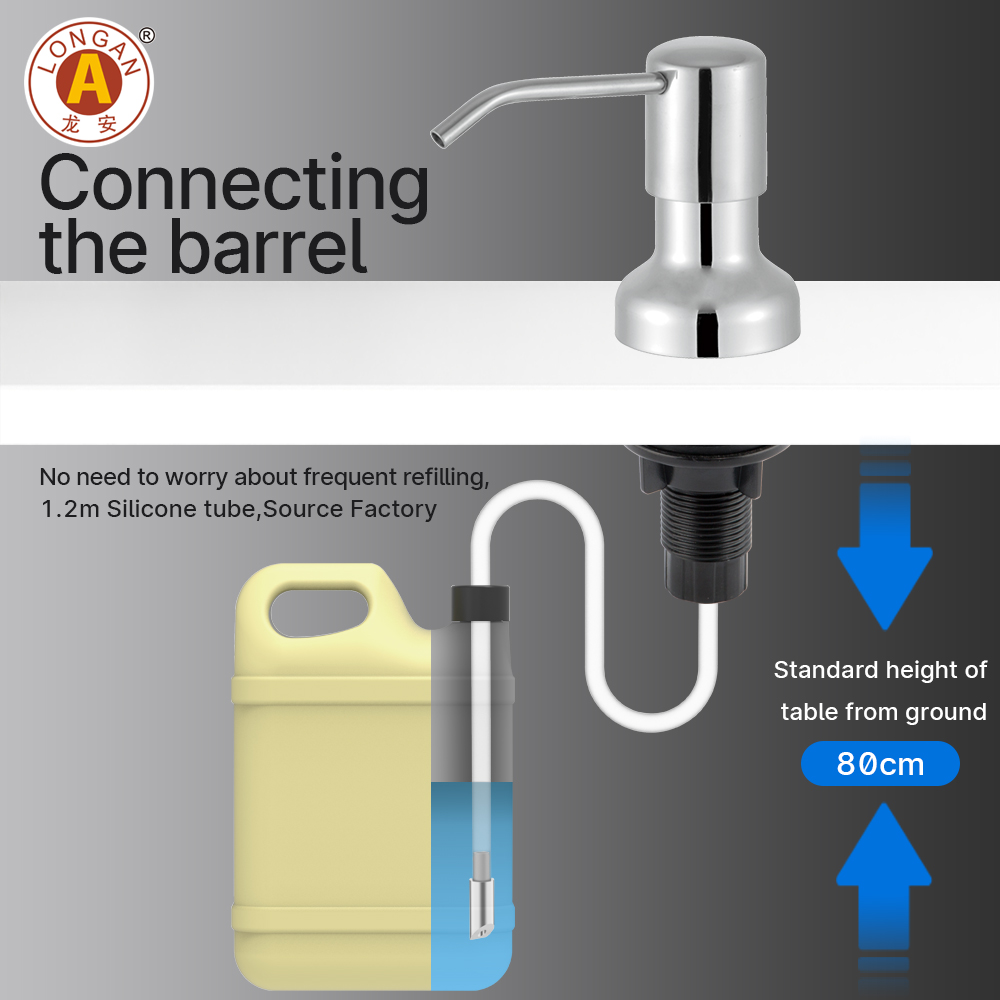Matte dispenser pump with Extension Tube Kit