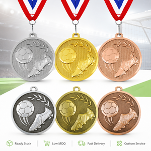 Custom Medal Sports Medals Metal Medal Wholesale Award Medals With Ribbon for Running Football Basketball Event Factory - Product Image 3