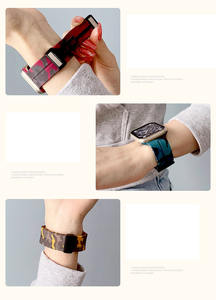 Nueva llegada <span class=keywords><strong>correa</strong></span> de reloj de silicona deportiva de <span class=keywords><strong>camuflaje</strong></span> con cierre plegable magnético para Iwatch 3/4/5/6/7/8/<span class=keywords><strong>Correa</strong></span> Appl de goma ultra - Product Image 2