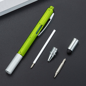 Outil multifonction Stylos à bille Stylo à bille personnalisé avec logo personnalisé en plastique multifonction pour écran tactile - Product Image 3