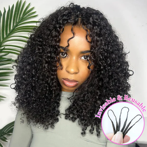 Extensiones de Cabello Humano Rizado con Crochet, Trenzas Sin Nudos, Paquetes de Cabello Humano con Crochet, Cabello Humano Rizado Birmano - Product Image 1