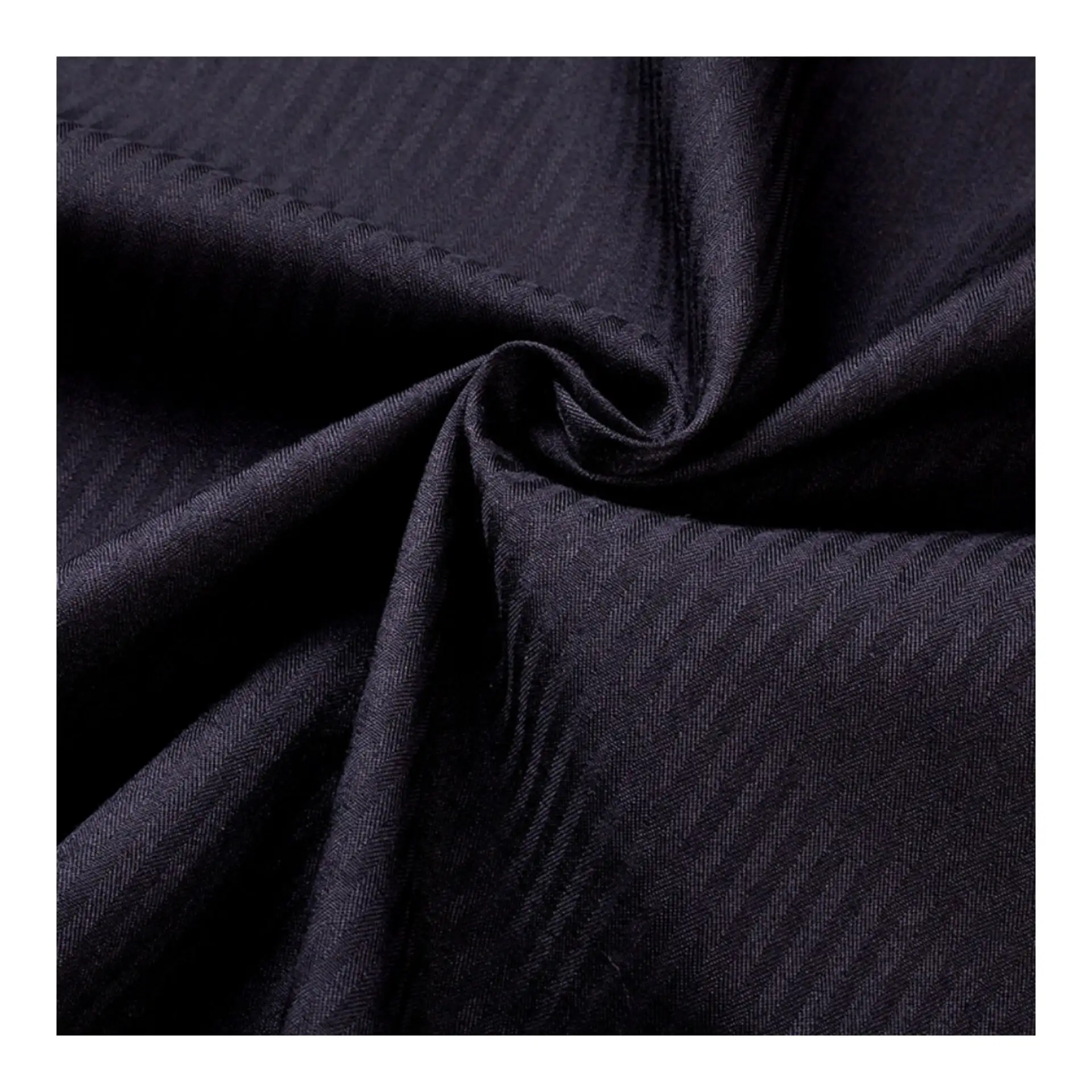 2024Hot sale customized 80 polyester 20 cotton breathable organic herringbone fabric for interlining