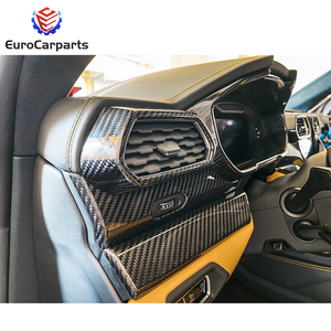 Eurocar para Urus, Molduras Interiores de Fibra de Carbono de Lujo, Marco de Control Central, Cubiertas para Rejillas de Ventilación, Adhesivos, Kits de Molduras para el Tablero - Product Image 5