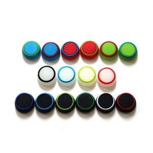 Pegangan Analog silikon untuk PS3 <span class=keywords><strong>PS4</strong></span> PS5 Gamepad Thumbstick pegangan tongkat jempol casing menangani topi silikon untuk PS5 - Product Image 1