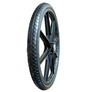 ล้อแบนฟรี20นิ้วพร้อมตลับลูกปืน3/4พูดและดิสก์เบรกพลาสติกทนทานสำหรับรถอเนกประสงค์และสวน - Product Image 2