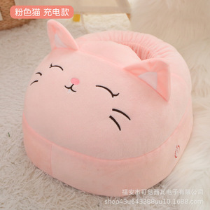 Electric Foot Massager Cute Cat Shape <b>USB</b> Rechargeable <b>Heating</b> Massage For Feet Home Use - Product Image 4