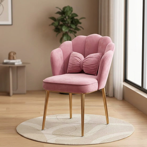 Sillón Individual Moderno para Sala de Estar, Juego de Muebles para Sala de Estar, Sillón de Lujo de Terciopelo para la Sala de Estar - Product Image 1