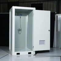 Toilettes portables préfabriquées modernes écologiques de haute qualité en acier pour l'extérieur, les écoles, les bâtiments publics et les bureaux