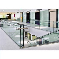 Verre u canal balustrade rampe d'escalier avec verre avec le meilleur prix de garde-corps en verre