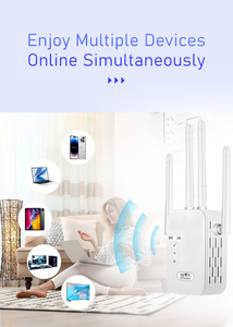 Extensor de Rango WiFi de Doble Banda AC1200 con Puerto Ethernet, Amplificador de Señal, 4 Antenas Externas de 2dbi, LGX-D9, Repetidor WiFi de 1200mbps - Product Image 6