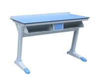 Table de laboratoire moderne en aluminium et résine phénolique pour étudiants, idéale pour les laboratoires de chimie, de biologie et de physique