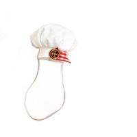 Chapeau de chef personnalisable pour poupée de 10 cm, mini-chapeau en tissu pour poupée, accessoires décoratifs mignons pour poupées en peluche