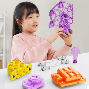 Kit de construction de circuits STEM <span class=keywords><strong>3</strong></span> en 1 pour enfants, expériences scientifiques DIY, projets de circuits électroniques, jouet éducatif de construction - Product Image 4
