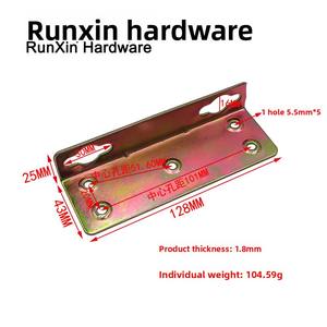 Cintre <span class=keywords><strong>d</strong></span>'<span class=keywords><strong>angle</strong></span> de lit en <span class=keywords><strong>bois</strong></span> massif accessoires de quincaillerie de meubles pièce suspendue en fer connecteur de charnière de lit fixe insérer lit de qualité - Product Image 3