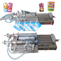 Populaire manuel liquide confiture boisson jus miel shampooing Doypack bière eau Sachet vin eau potable soda bec Machine de remplissage