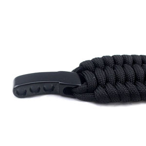 चीन थोक 550lb <span class=keywords><strong>Paracord</strong></span> जीवन रक्षा कंगन, धातु बकसुआ समायोज्य <span class=keywords><strong>Paracord</strong></span> Wristband, स्टेनलेस स्टील सीट बेल्ट लगा लो कंगन - Product Image 2