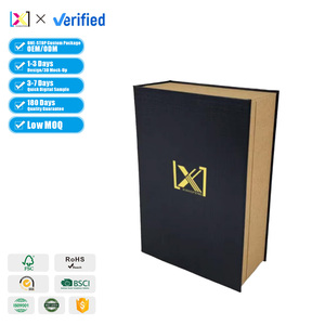 High-End Custom Design Large Logo Kraft Paper Magnetic Folding <b>Box</b> Packaging Luxury Rigid Cardboard <b>Foldable</b> Gift <b>Box</b> - Product Image 1