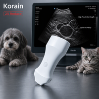 Appareil d'échographie portable pour animaux avec transducteur micro-convexe sans fil pour applications d'imagerie vétérinaire (chiens et chats)