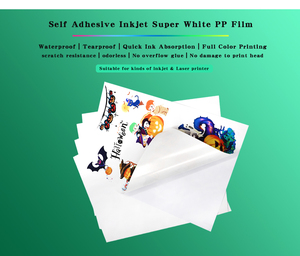 ورق صور مطلي فلكسوغرافية A3 A4 115 جم 135 جم 180 جم ورق لاصق ذاتي اللصق مخصص نافث للحبر ورق صور لامع قابل للطباعة - Product Image 6