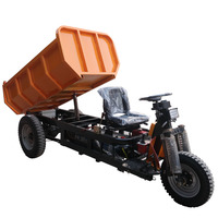 Jinwang 2.5 tonnes Dumper électrique ferme Mini LED Système hydraulique Transport de matériaux de construction pour l'exploitation minière