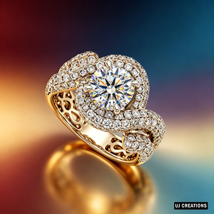 <b>Custom</b> Silver/10K/14K/18K Solid Gold 2 Carat VVS-VS Quality Round Lab Grown Brilliant Cut Diamond engagement <b>Ring</b> - Product Image 2