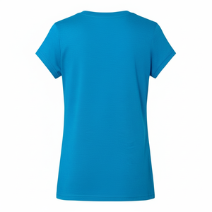 Camiseta con cuello en V de mezcla perfecta para mujer, Camiseta básica orgánica, camisetas en blanco con estampado para mujer - Product Image 1