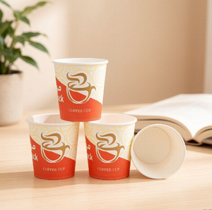 Vasos Desechables de Papel Especial con Diseño Ecológico Personalizado para Postres, Forma de Abanico, 6 oz, 69 mm, Productos para el Hogar - Product Image 2