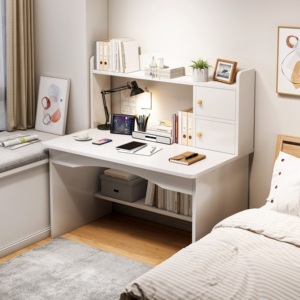 Scrivania per Computer con Cassetti e Ripiani per Ufficio Domestico, Fornitura Diretta dalla Fabbrica - Product Image 1