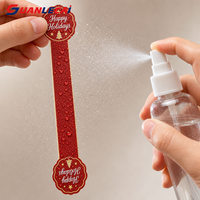 Autocollants personnalisés pour bouteilles de Noël, imperméables, autocollants adhésifs, étiquettes de Noël pour emballages cadeaux, pour bouteilles de vin, emballages cadeaux