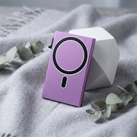Vente flash - Porte-cartes en alliage d'aluminium anti-RFID avec bouton latéral pop-up Mag-Safe - Porte-cartes en métal