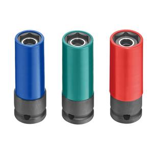 ประแจบล็อกแม่เหล็กขนาด 1/2 นิ้ว แบบลึก ผลิตจากเหล็ก Cr-Mo พร้อมแม่เหล็กแรงสูงสำหรับยึดน็อตล้อ - Product Image 1