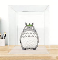Un grand présentoir en acrylique, boîte de rangement transparente en acrylique anti-poussière pour figurines, boîtes mystères, Bearbricks