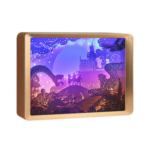 Decoración de Habitación, Decoración de Dormitorio para Niños, Artículos de Regalo Corporativos, Caja de Luz con Diseño de Castillo Hogwarts de Harry <span class=keywords><strong>Potter</strong></span> - Product Image 2