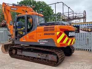 Precio Económico, Excavadora Usada Doosan DX140 de 14 Toneladas, Alta Eficiencia, Bajas Horas de Trabajo, Modelos Doosan DX140LC-7, DX140LCR-5, DX140W-6 en Venta - Product Image 4