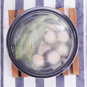 Contenedor de Alimentos Desechable Apto para Microondas de 16oz, 24oz y 32oz, Lonchera Redonda de Plástico PP con Tapa Hermética, Disponible en Varios Tamaños - Product Image 5