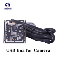 Module de caméra HD 38mm 1080P PS5268 avec lecteur de mise au point manuelle intégré sans distorsion à 95 degrés pour PC et MAC