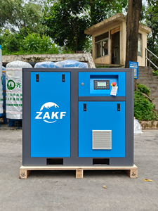 เครื่องอัดอากาศแบบสกรูแม่เหล็ก ZAKF IP23 7.5KW 10HP 380V/50HZ ระบายความร้อนด้วยอากาศ สำหรับอุตสาหกรรมสิ่งทอ 3 บาร์ ปรับความเร็วรอบได้ - Product Image 6